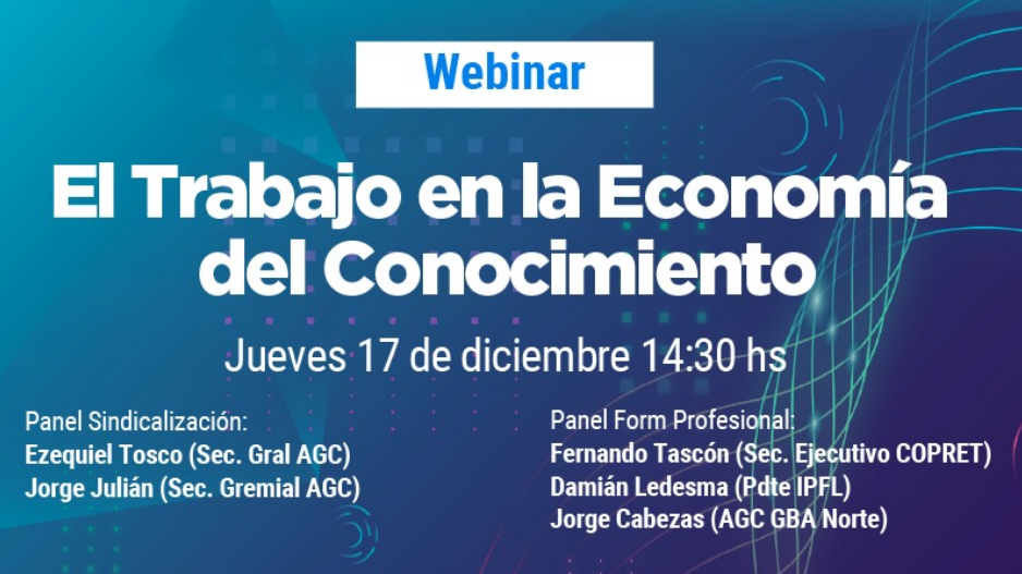 Webinar: El trabajo en la Economía del Conocimiento