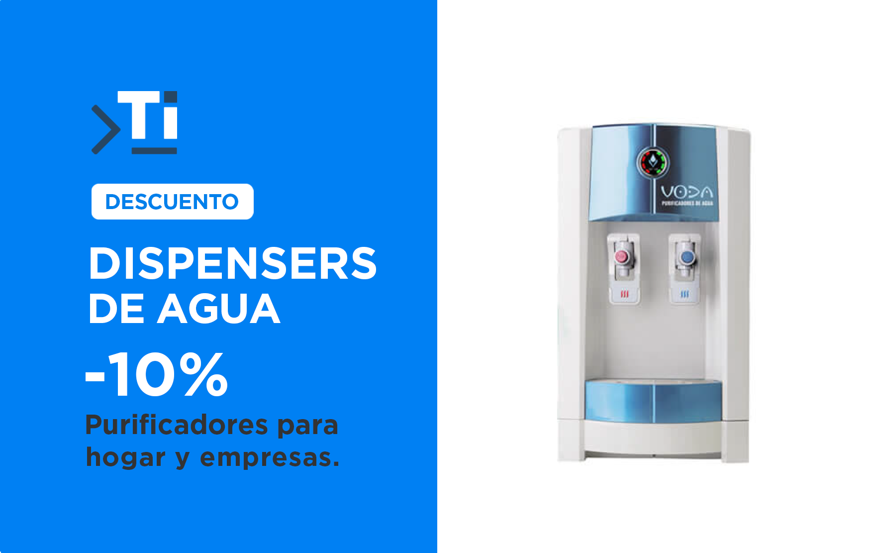 10% de descuento en filtros de agua