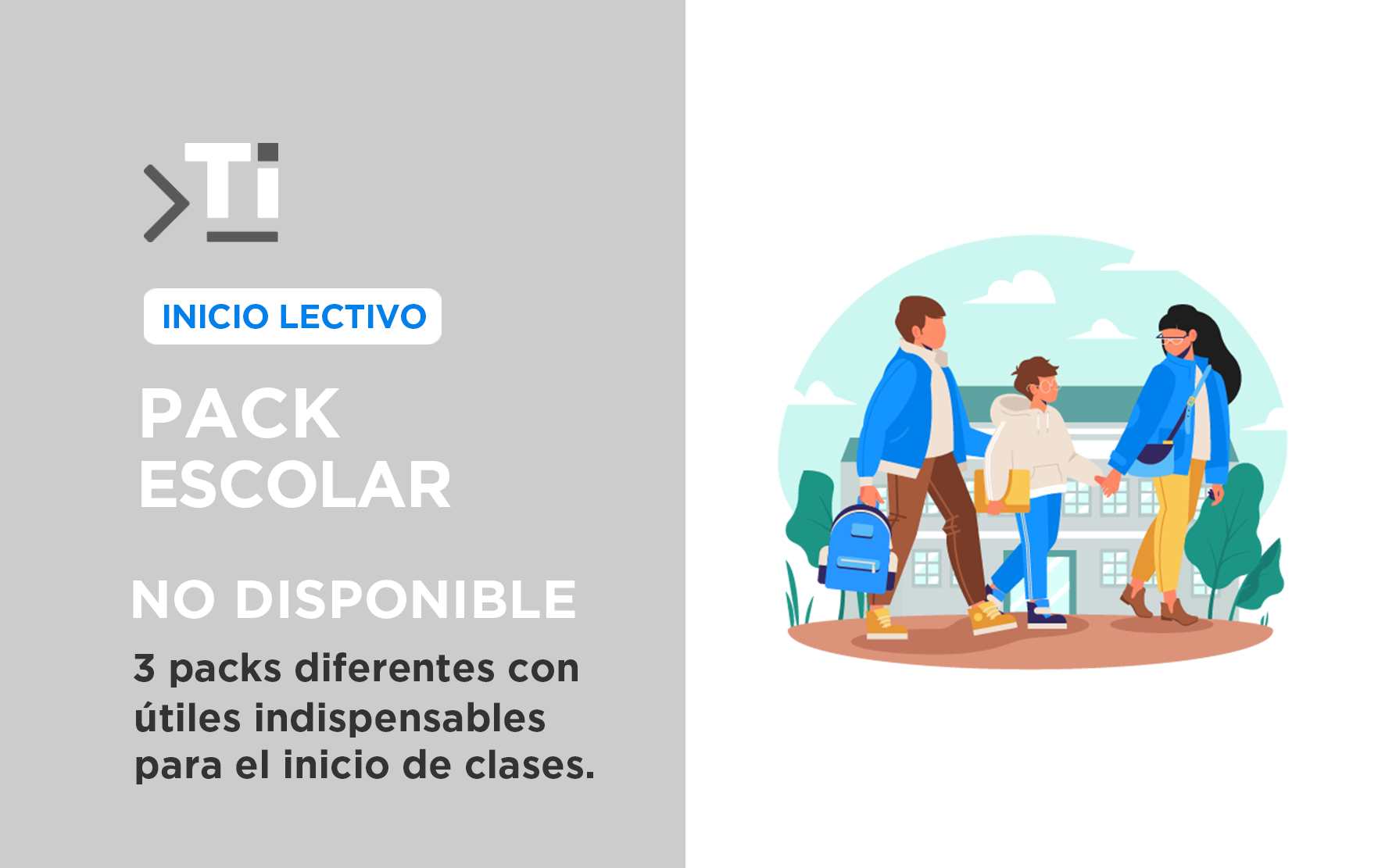 Packs escolares para afiliados de AGC