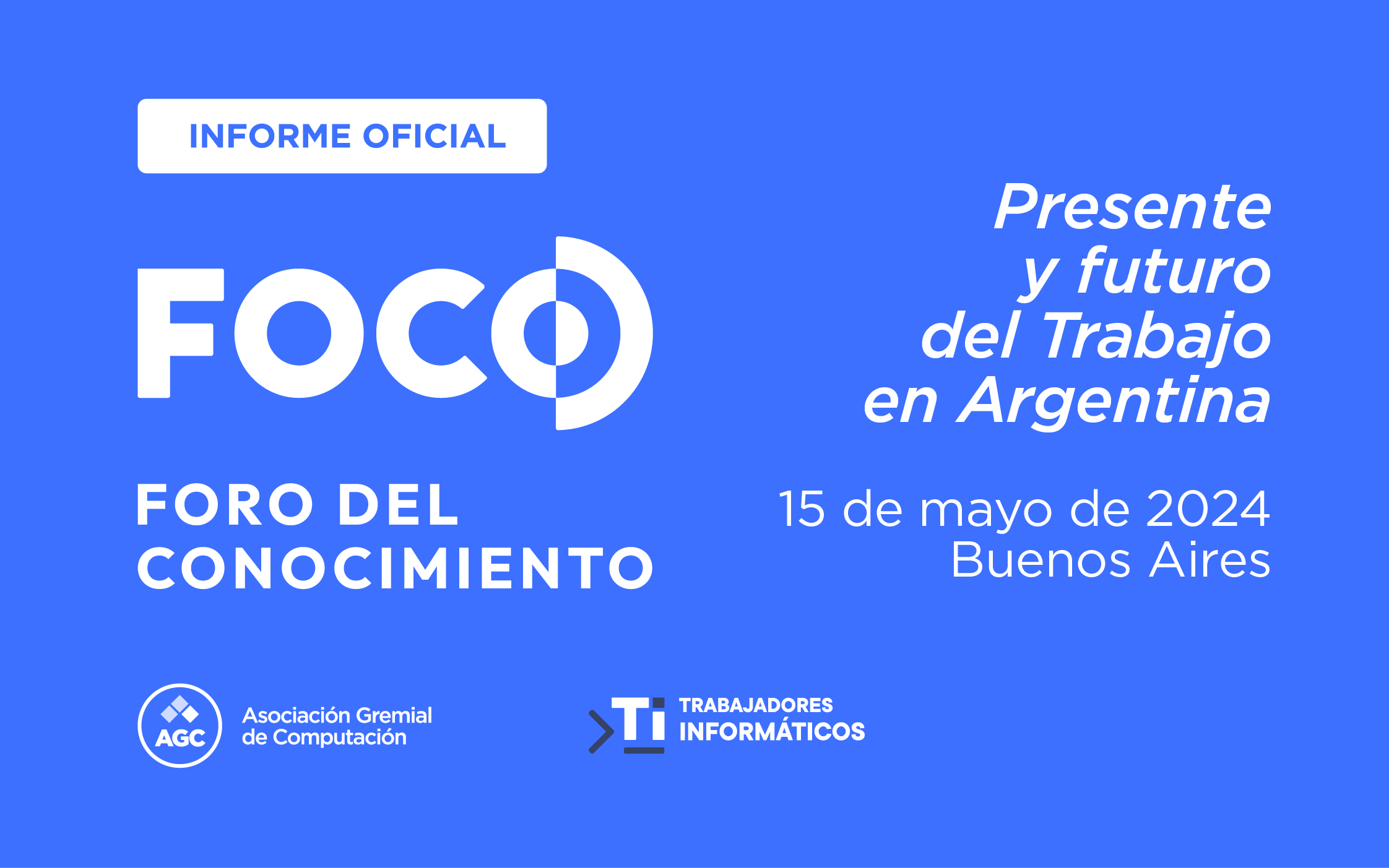 Informe oficial FoCo -Foro del Conocimiento-