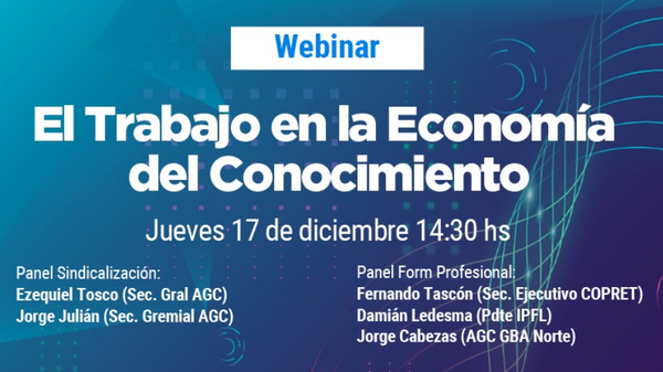 Webinar: El trabajo en la Economía del Conocimiento