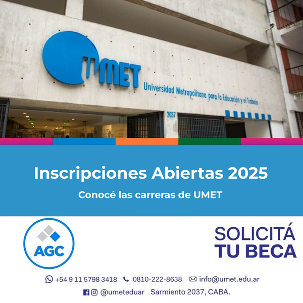 Abiertas las inscripciones en UMET